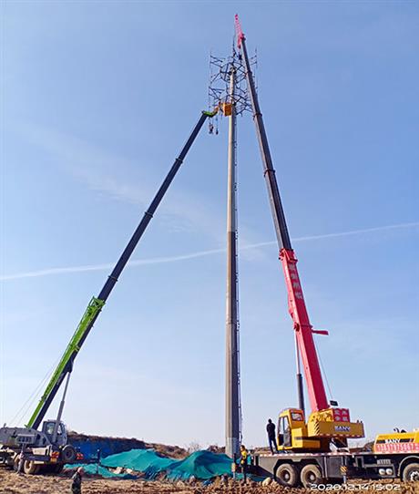 洛陽(yáng)吊車出租-施工案例